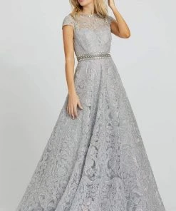 Mac Duggal Prom - 12326M Crystal Embellished Embroidered A-Line Gown 9 Mac Duggal Prom - 12326M Crystal Embellished Embroidered A-Line Gown