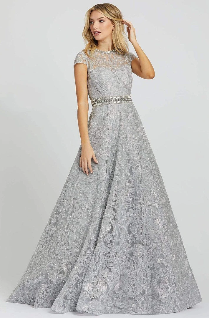 Mac Duggal Prom - 12326M Crystal Embellished Embroidered A-Line Gown 6 Mac Duggal Prom - 12326M Crystal Embellished Embroidered A-Line Gown