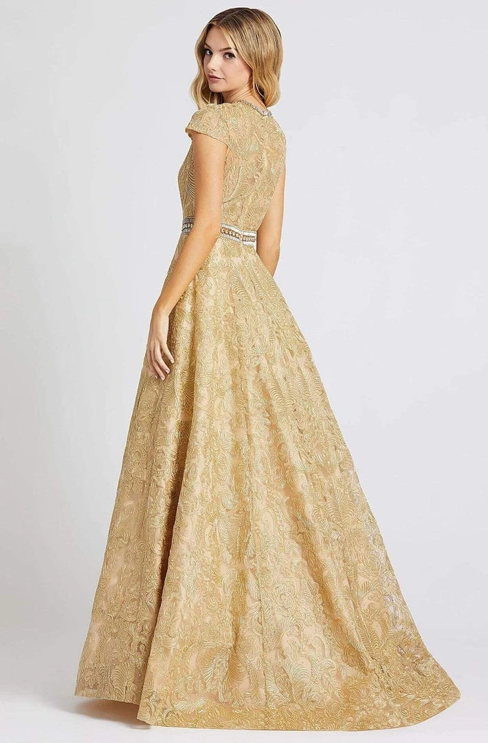 Mac Duggal Prom - 12326M Crystal Embellished Embroidered A-Line Gown 4 Mac Duggal Prom - 12326M Crystal Embellished Embroidered A-Line Gown