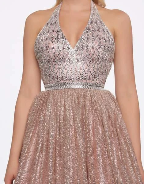 Formal Gowns Mac Duggal Prom - 30587M Beaded Plunging Halter Ballgown 5 Formal Gowns Mac Duggal Prom - 30587M Beaded Plunging Halter Ballgown