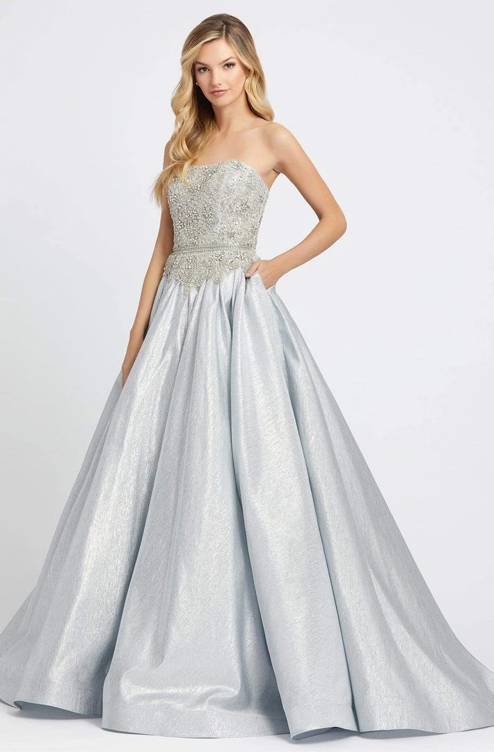 Formal Gowns Mac Duggal Prom - 66700M Strapless Bead-Crusted Bodice Ballgown 3 Formal Gowns Mac Duggal Prom - 66700M Strapless Bead-Crusted Bodice Ballgown