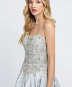 Formal Gowns Mac Duggal Prom - 66700M Strapless Bead-Crusted Bodice Ballgown 7 Formal Gowns Mac Duggal Prom - 66700M Strapless Bead-Crusted Bodice Ballgown