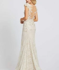 Mac Duggal Prom - 79268M Floral Long Trumpet Dress Formal Gowns