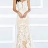 Mac Duggal - White Illusion Style 78999R Formal Gowns 2 Mac Duggal - White Illusion Style 78999R Formal Gowns