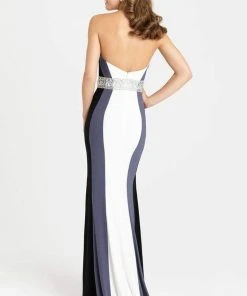 Formal Gowns Madison James - 16-381 Dress In White