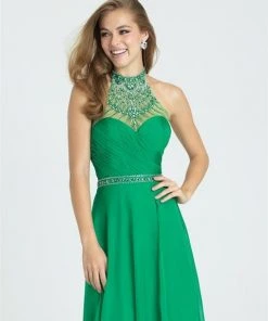 Formal Gowns Madison James - 16-407 Dress In Green