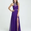 Madison James - 16-407 Dress In Purple Formal Gowns