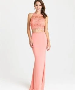 Formal Gowns Madison James - 16-412 Dress In Coral
