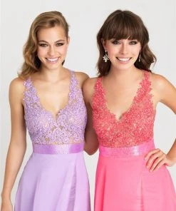 Madison James - 16-413 Dress In Hot Pink