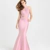Madison James - 16-433 Dress In Baby Pink Formal Gowns