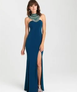 Madison James - 16-436 Dress In Teal