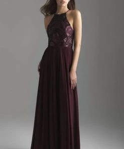 Formal Gowns Madison James - 18-605 Sequin Ornate Embroidered Bodice A-Line Gown