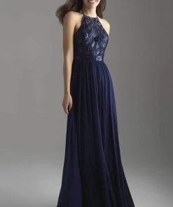 Formal Gowns Madison James - 18-605 Sequin Ornate Embroidered Bodice A-Line Gown