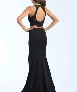 Formal Gowns Madison James - 18-688 Beaded Halter Trumpet Dress