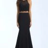 Formal Gowns Madison James - 18-688 Beaded Halter Trumpet Dress