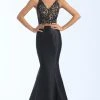 Madison James - 18-703 Two-Piece Lace Bodice Sculpted Mermaid Gown 1 Madison James - 18-703 Two-Piece Lace Bodice Sculpted Mermaid Gown