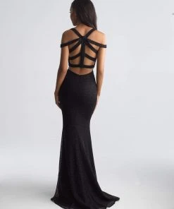 Madison James - 18-730 Strappy Sweetheart Fitted Jersey Gown Plus Size Dresses 5 Madison James - 18-730 Strappy Sweetheart Fitted Jersey Gown Plus Size Dresses