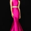 Formal Gowns Madison James - 18-731 Two-Piece Bow Accented Mikado Mermaid Gown 1 Formal Gowns Madison James - 18-731 Two-Piece Bow Accented Mikado Mermaid Gown