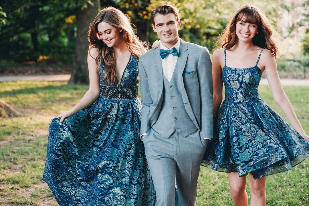 Madison James - 19-113 Laser Cut Lace A-line Dress Cocktail Dresses 8 Madison James - 19-113 Laser Cut Lace A-line Dress Cocktail Dresses