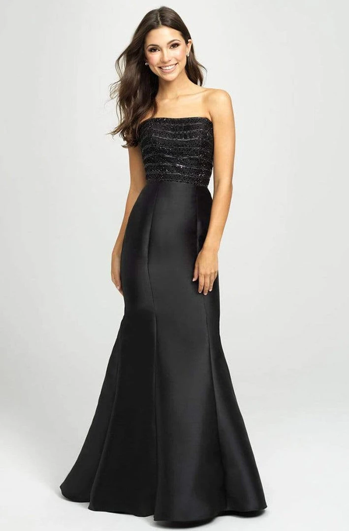 Formal Gowns Madison James - 19-118 Ruffled Beaded Strapless Mermaid Gown 3 Formal Gowns Madison James - 19-118 Ruffled Beaded Strapless Mermaid Gown