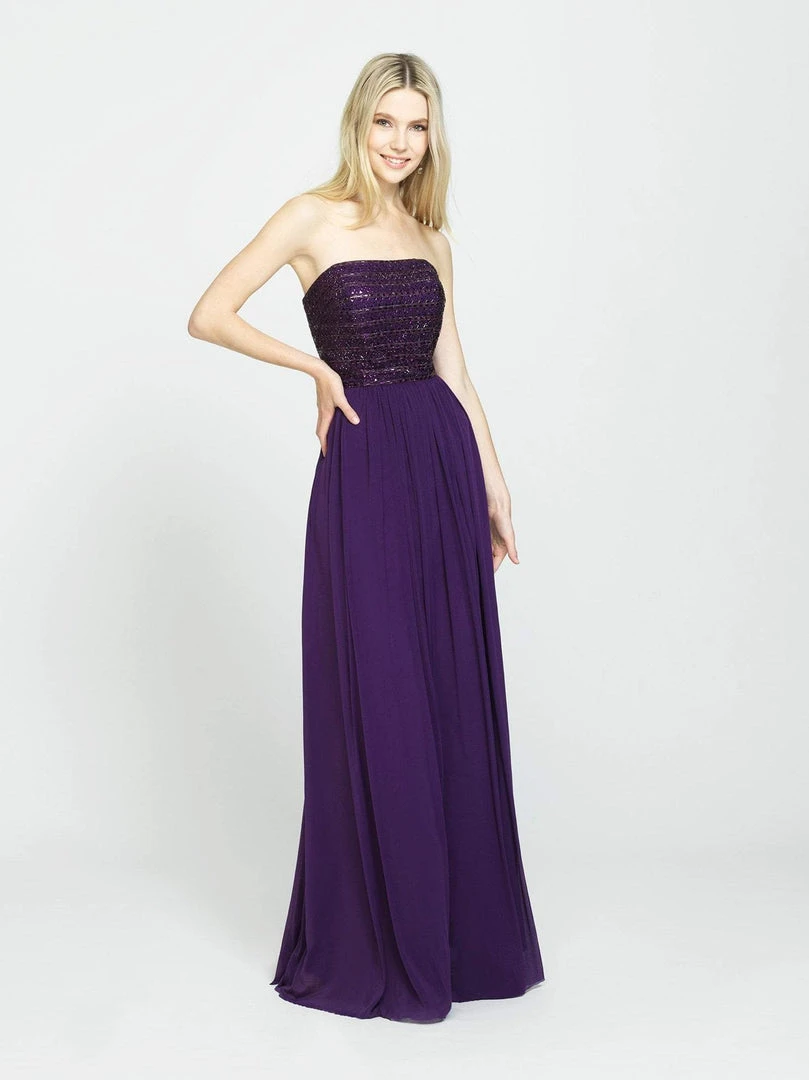 Formal Gowns Madison James - 19-120 Beaded Strapless A-Line Evening Dress 4 Formal Gowns Madison James - 19-120 Beaded Strapless A-Line Evening Dress