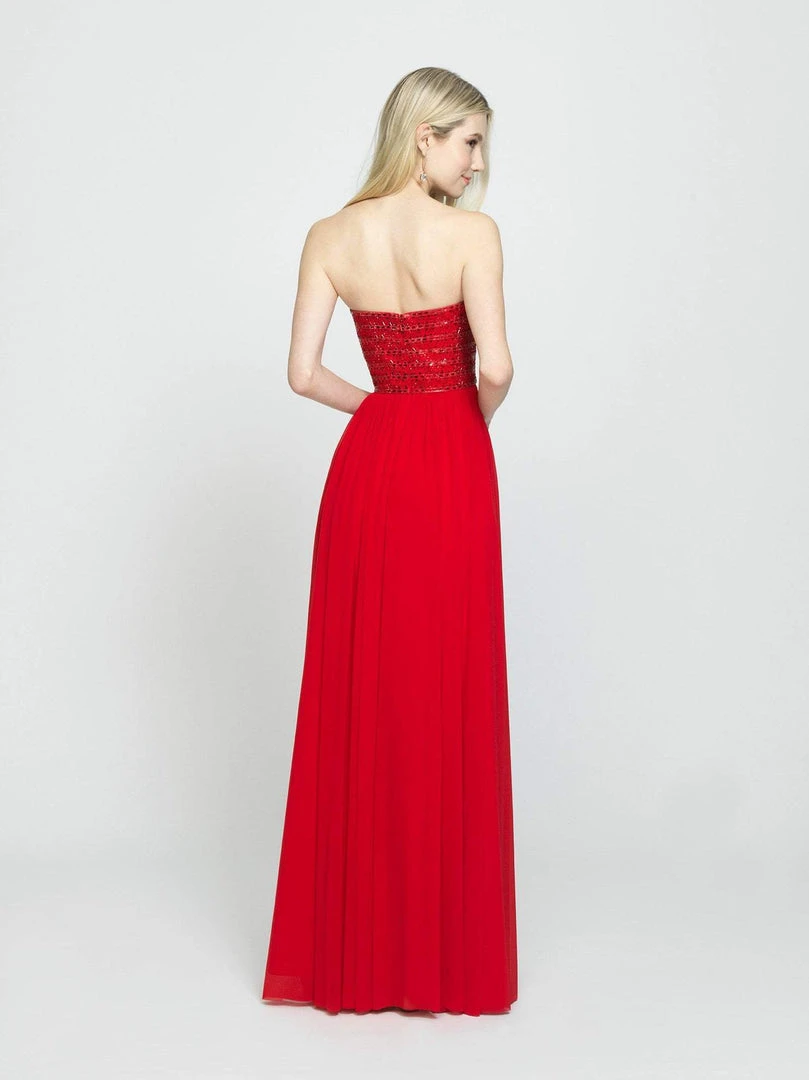 Formal Gowns Madison James - 19-120 Beaded Strapless A-Line Evening Dress 6 Formal Gowns Madison James - 19-120 Beaded Strapless A-Line Evening Dress