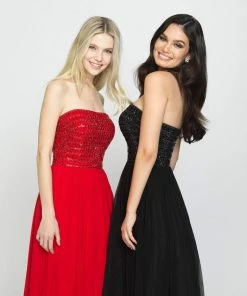 Formal Gowns Madison James - 19-120 Beaded Strapless A-Line Evening Dress 11 Formal Gowns Madison James - 19-120 Beaded Strapless A-Line Evening Dress