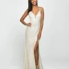 Madison James - 19-131 Sparkle Net Deep V-neck Trumpet Dress Formal Gowns 1 Madison James - 19-131 Sparkle Net Deep V-neck Trumpet Dress Formal Gowns
