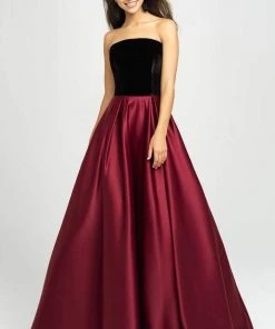 Madison James - 19-155 Strapless Pleated Ballgown 9 Madison James - 19-155 Strapless Pleated Ballgown