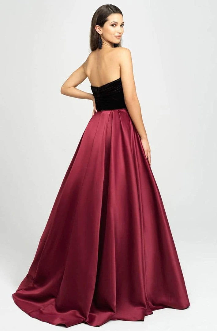 Madison James - 19-155 Strapless Pleated Ballgown 6 Madison James - 19-155 Strapless Pleated Ballgown