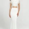 Madison James - 19-207 Two Piece Sequined Jersey Trumpet Dress Formal Gowns 2 Madison James - 19-207 Two Piece Sequined Jersey Trumpet Dress Formal Gowns