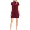 Maggy London - G2610M High Neck Suede Dress Cocktail Dresses 1 Maggy London - G2610M High Neck Suede Dress Cocktail Dresses