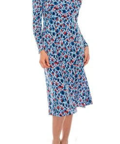 Maggy London - G4799M High Neck A-Line Dress