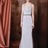 Marsoni By Colors Bejeweled V-Neck Sheath Dress M208 - 1 Pc Silver In Size 8 Available Formal Gowns 1 Marsoni By Colors Bejeweled V-Neck Sheath Dress M208 - 1 Pc Silver In Size 8 Available Formal Gowns