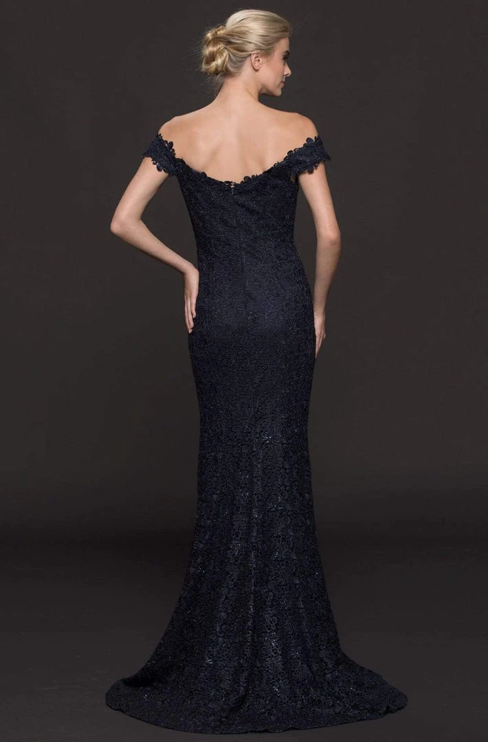 Marsoni By Colors - Off Shoulder Sheath Lace Gown M221 - 1 Pc Wine In Size 8 Available Formal Gowns 6 Marsoni By Colors - Off Shoulder Sheath Lace Gown M221 - 1 Pc Wine In Size 8 Available Formal Gowns