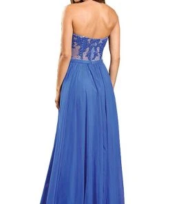 May Queen - Beaded Floral Chiffon Prom Dress 18 May Queen - Beaded Floral Chiffon Prom Dress