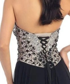 May Queen - Bedazzled Sweetheart A-line Prom Dress Formal Gowns