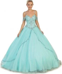 May Queen - Bejeweled Sweetheart Quinceanera Ballgown Formal Gowns