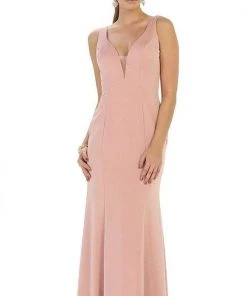 Formal Gowns May Queen Bridal - MQ1431 Sleeveless Plunging Trumpet Gown 16 Formal Gowns May Queen Bridal - MQ1431 Sleeveless Plunging Trumpet Gown