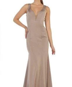 Formal Gowns May Queen Bridal - MQ1431 Sleeveless Plunging Trumpet Gown 13 Formal Gowns May Queen Bridal - MQ1431 Sleeveless Plunging Trumpet Gown