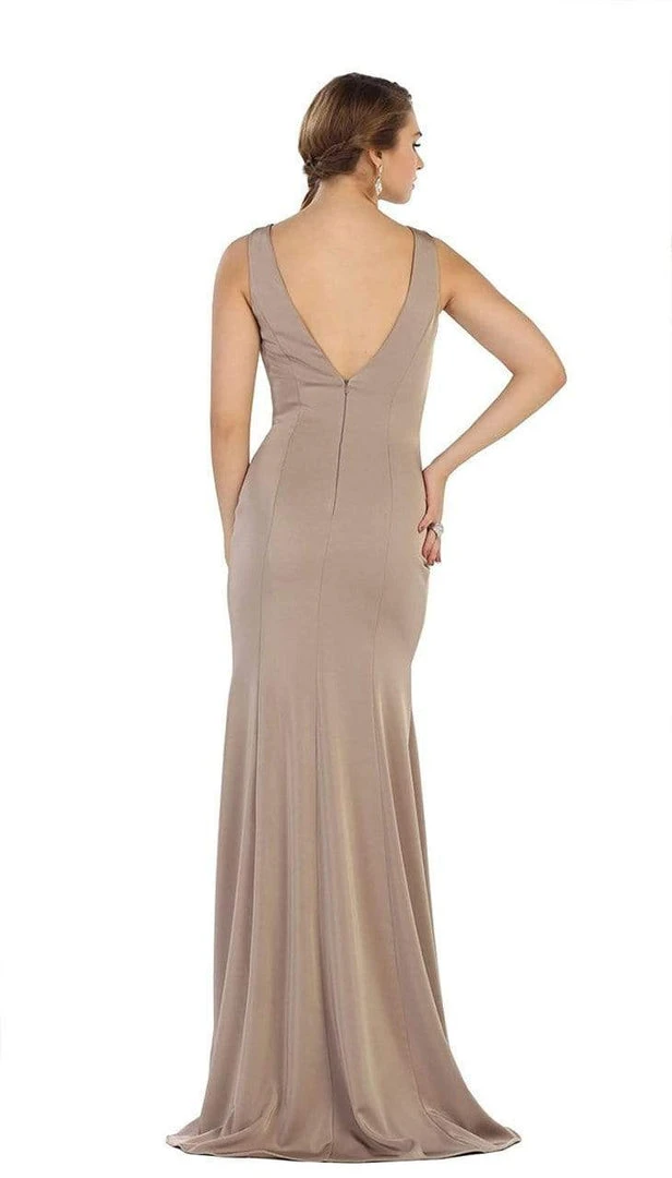 Formal Gowns May Queen Bridal - MQ1431 Sleeveless Plunging Trumpet Gown 7 Formal Gowns May Queen Bridal - MQ1431 Sleeveless Plunging Trumpet Gown