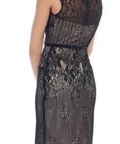 May Queen - Cap Sleeve Sequined Lace Cocktail Dress Cocktail Dresses