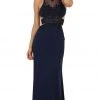 May Queen - Embroidered High Sheath Prom Dress 2 May Queen - Embroidered High Sheath Prom Dress