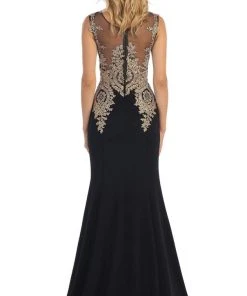 May Queen - Illusion Scoop Lace Prom Gown
