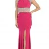 May Queen - Jewel Embellished Sheath Evening Dress Formal Gowns