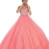 May Queen - Jeweled Sweetheart Glittering Prom Ball Gown