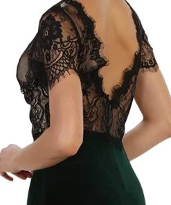 Formal Gowns May Queen - Lace Bateau Sheath Evening Dress