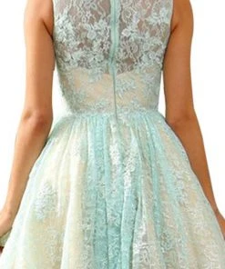 May Queen - Lace Illusion Jewel A-line Cocktail Dress 15 May Queen - Lace Illusion Jewel A-line Cocktail Dress