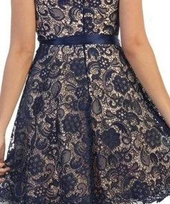 May Queen - Lace Sweetheart A-line Cocktail Dress