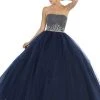 May Queen - LK114 Strapless Embellished Ballgown Formal Gowns